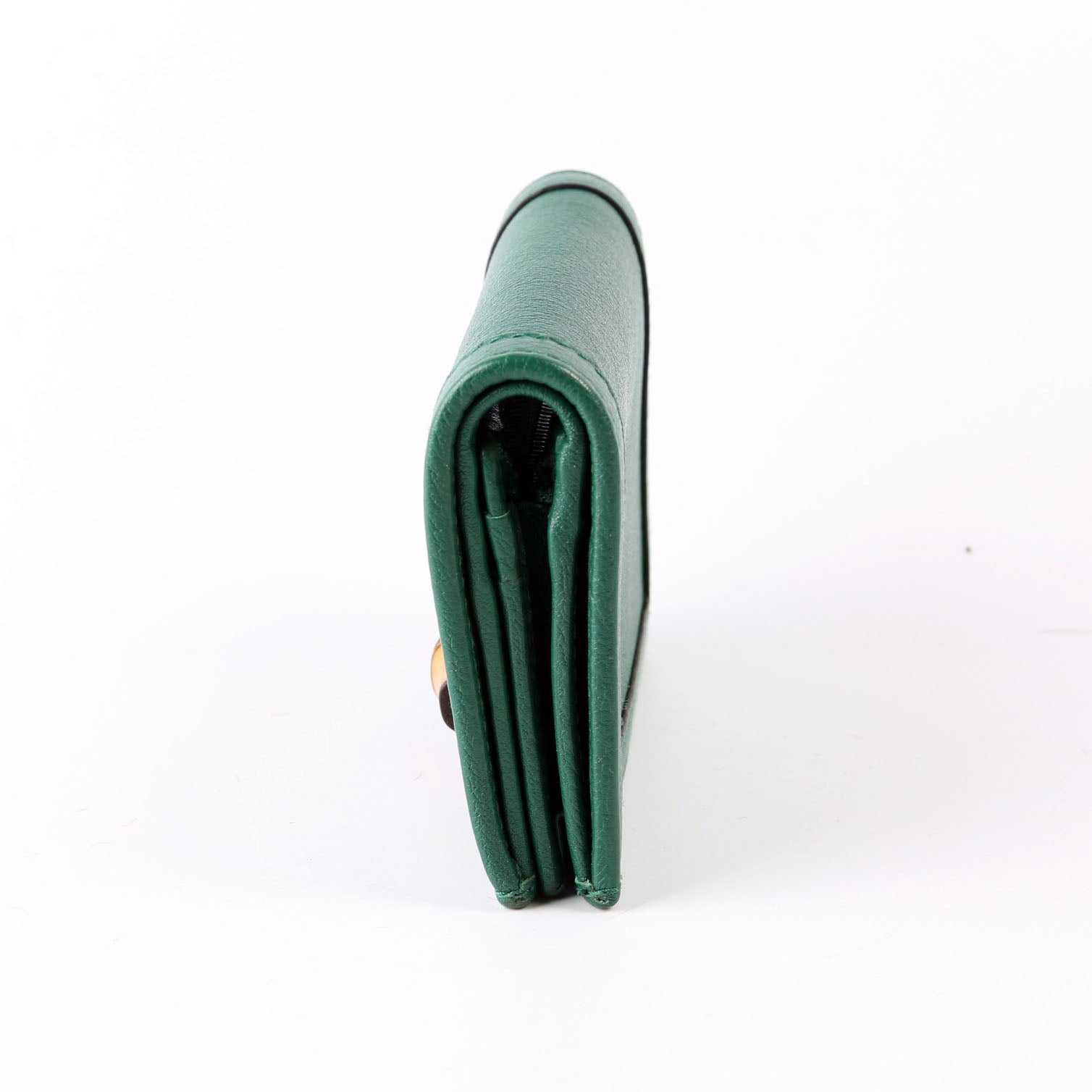 GCCI  Diana Card Case Wallet Green