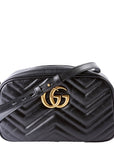 GCCI  Marmont Small Leather Camera Black