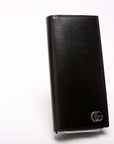 GCCI  Marmont Bi Fold Long Wallet Black