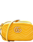GCCI  Marmont Small Leather Camera Yellow