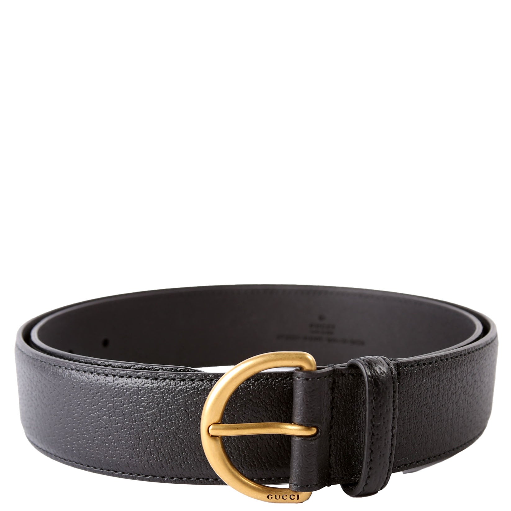 GCCI  Leather Belt / Black