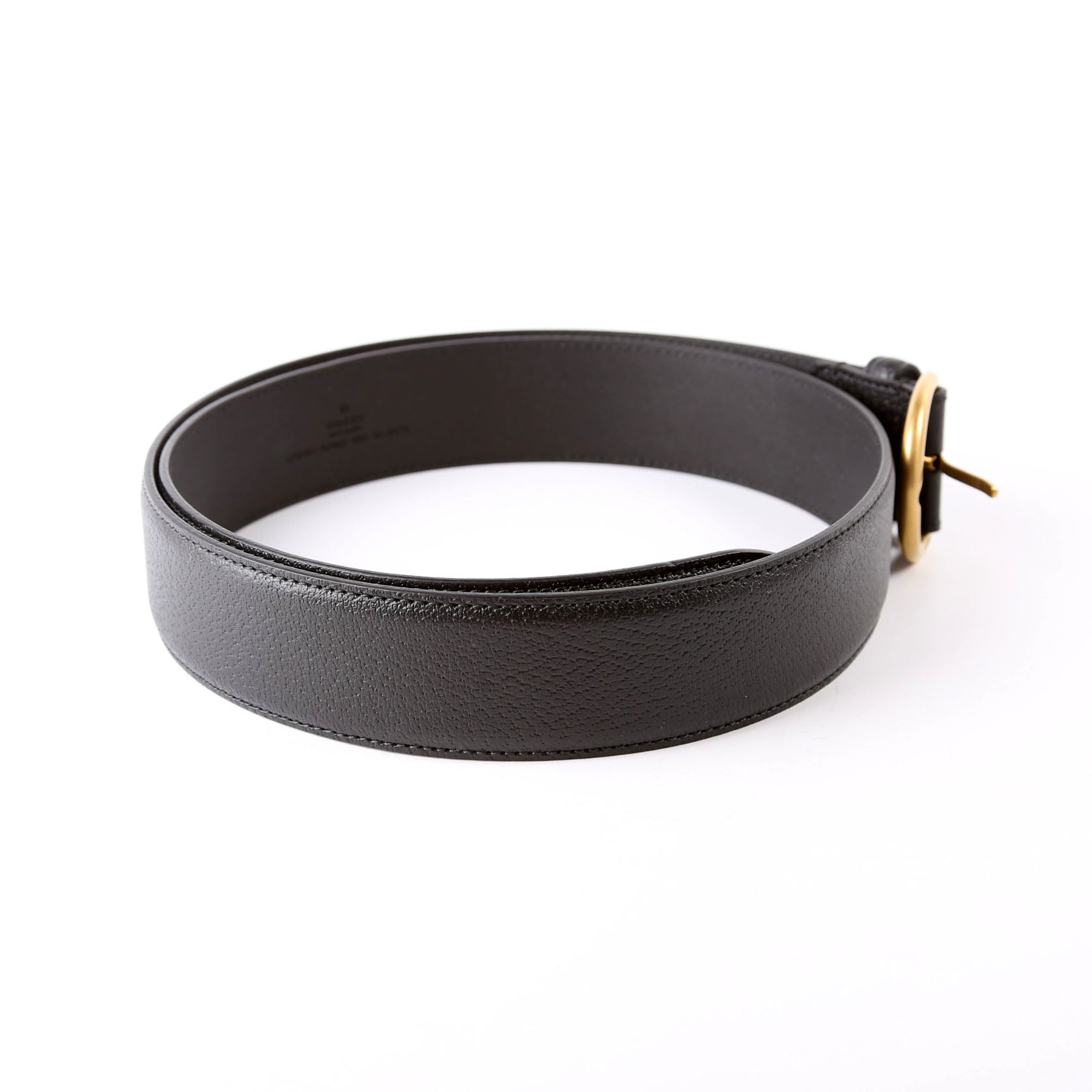 GCCI  Leather Belt / Black