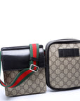 GCCI  GG Supreme Belt Bag Black