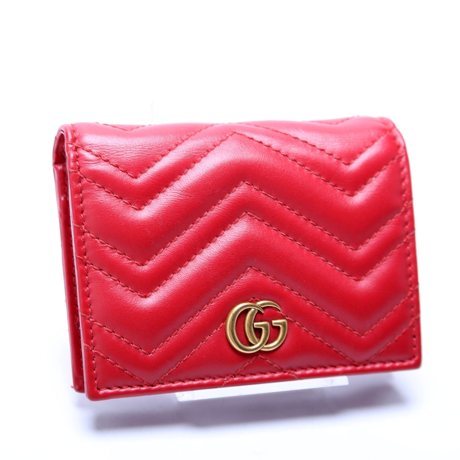 GCCI  GG Marmont Card Case Red
