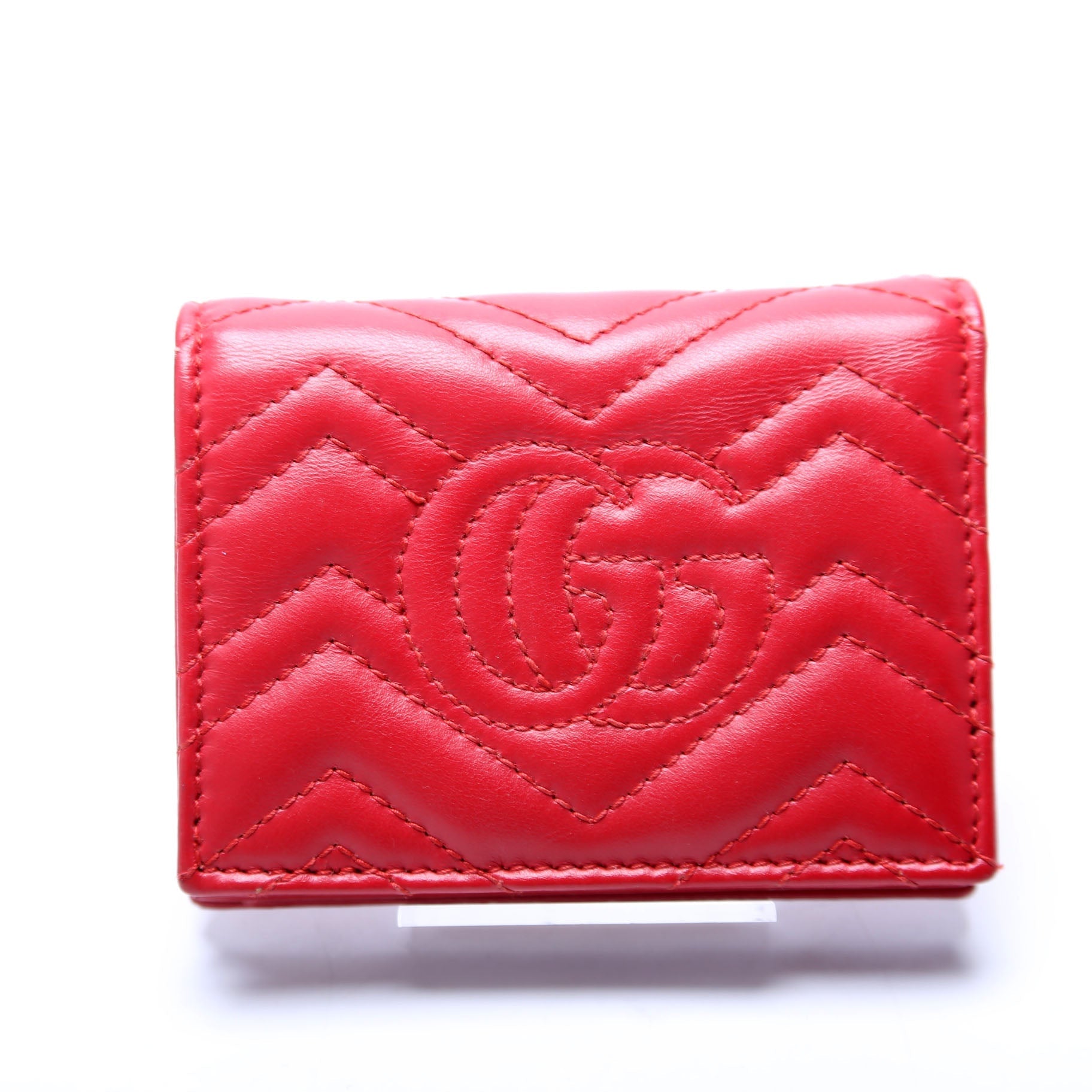 GCCI  GG Marmont Card Case Red