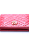 GCCI  GG Marmont Card Case Red