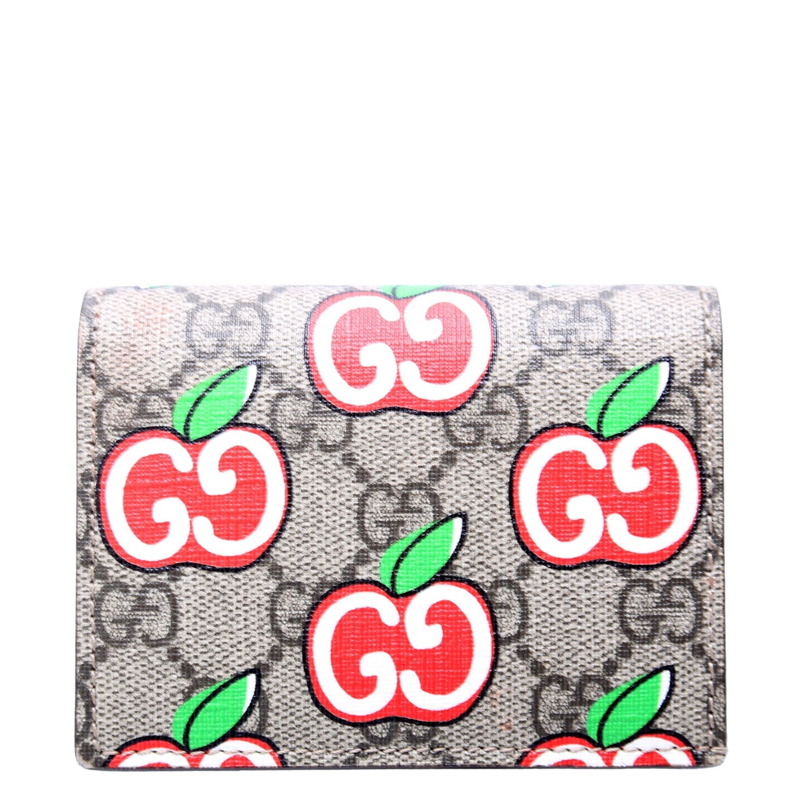 GCCI  GG Apple Card Case Red