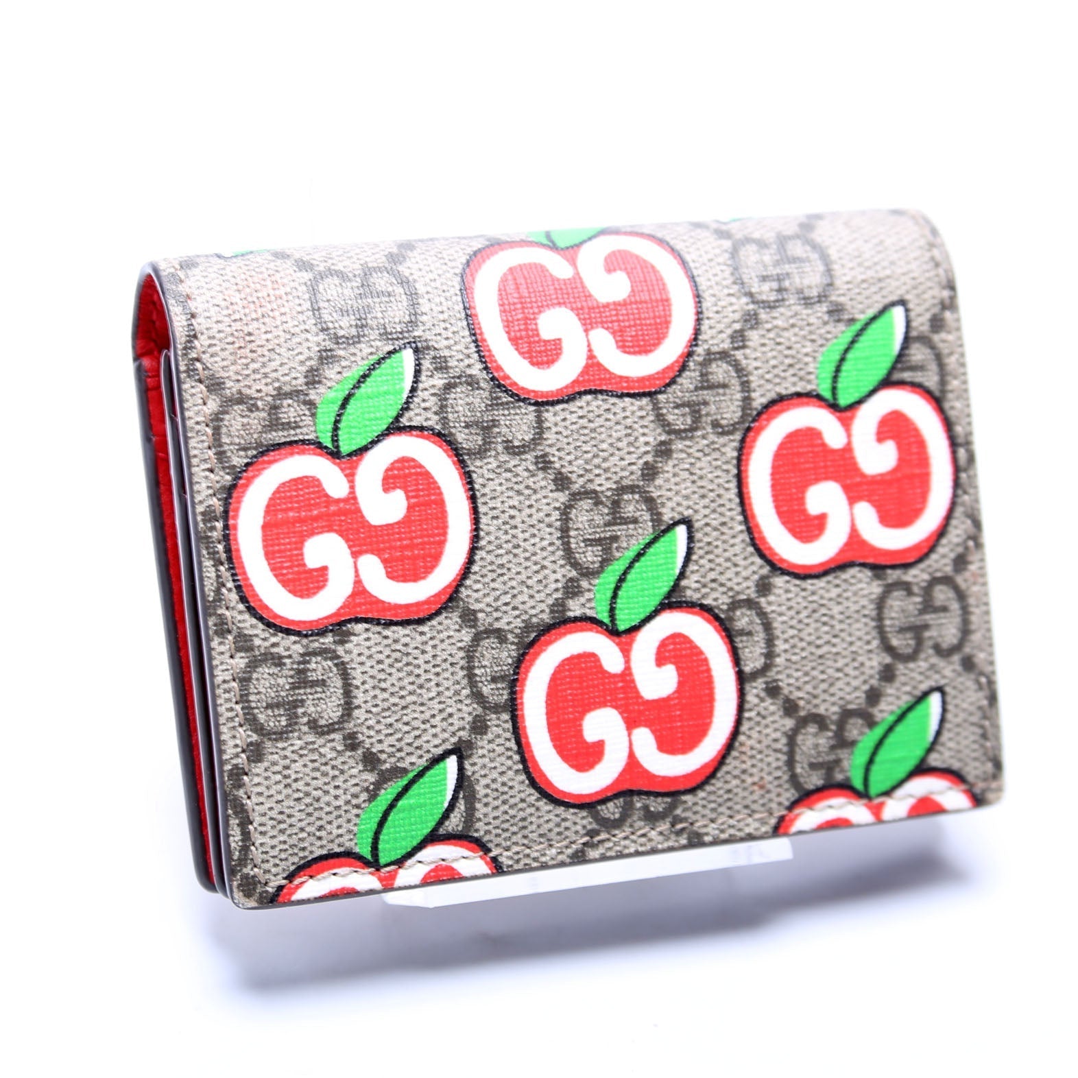 GCCI  GG Apple Card Case Red
