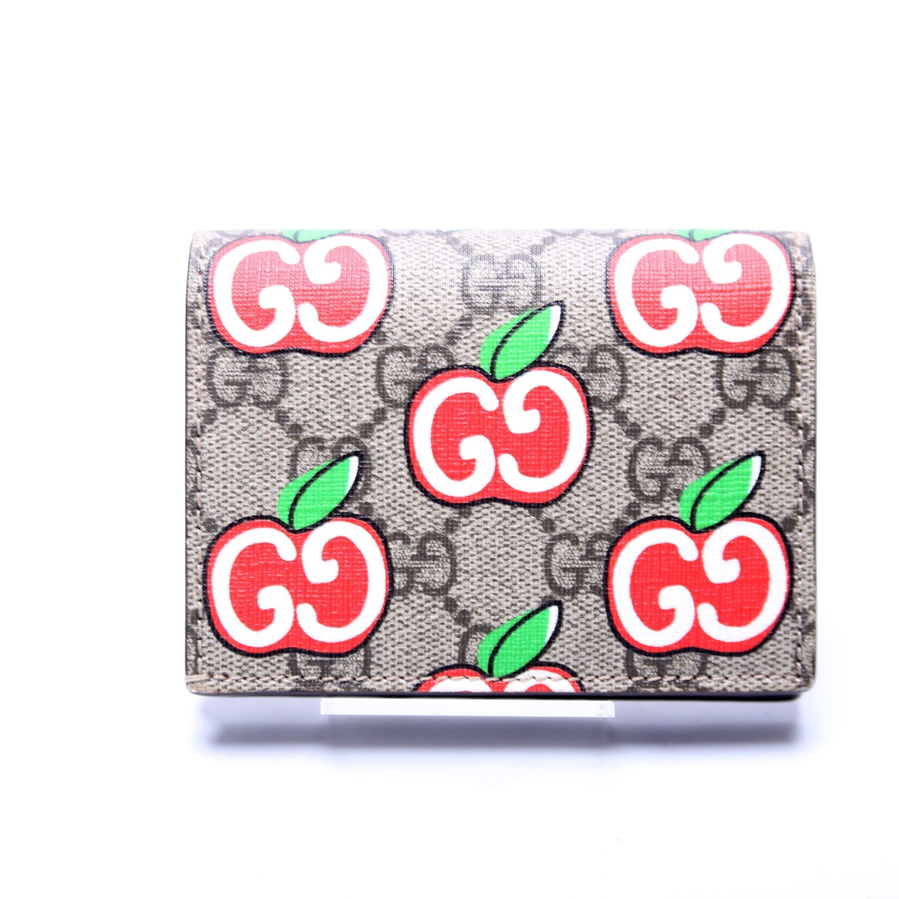 GCCI  GG Apple Card Case Red