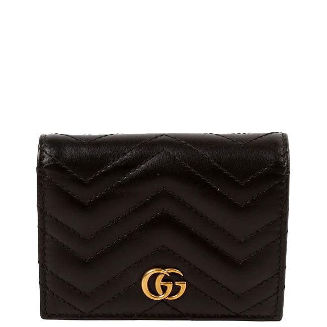GCCI  GG Marmont Card Case Black
