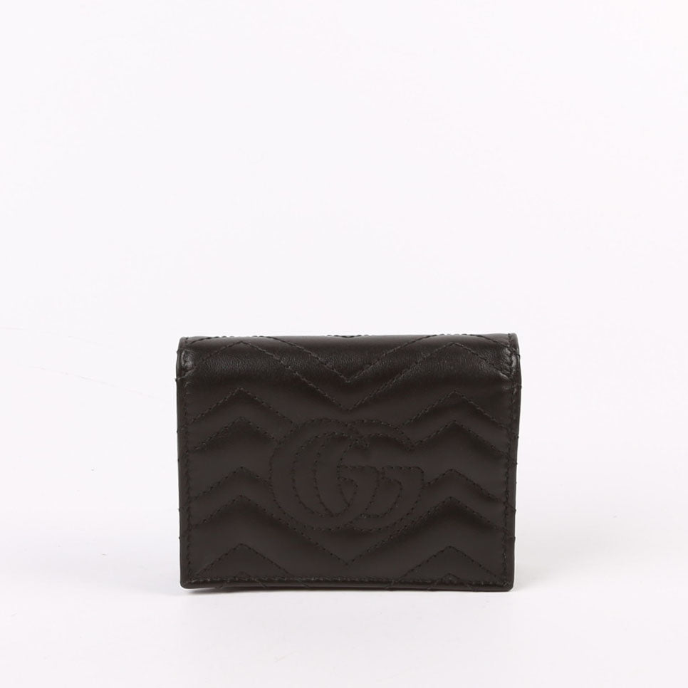 GCCI  GG Marmont Card Case Black