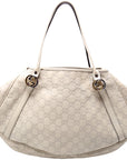 GCCI  GCCIssima GG Twins Medium Tote White