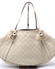 GCCI  GCCIssima GG Twins Medium Tote White