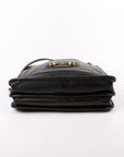 GCCI   Horsebit Large Leather Tote Black