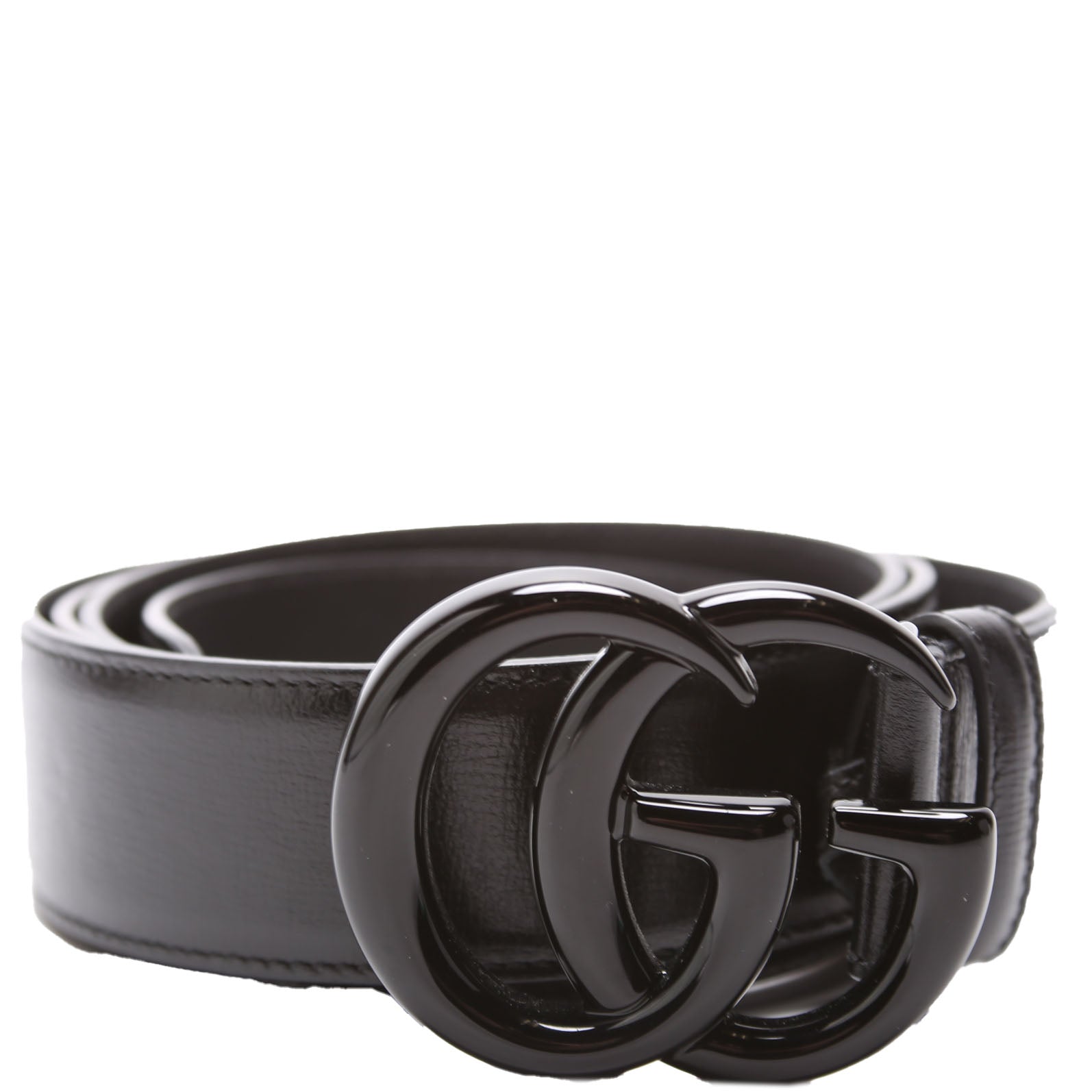 GCCI  GG Marmont Jumbo GG Wide Monochrome Belt Size / Black
