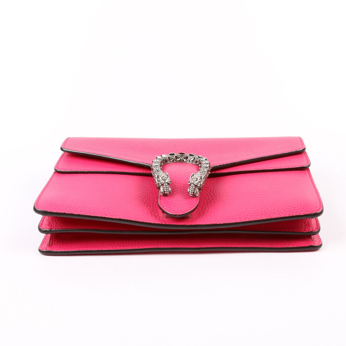 GCCI  Dionysus Leather Shoulder Small Pink