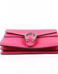 GCCI  Dionysus Leather Shoulder Small Pink
