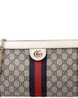 GCCI  GG Supreme Ophidia Small Chain White