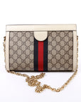 GCCI  GG Supreme Ophidia Small Chain White