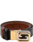 GCCI  -Tone Interlock G Reverse Leather Size /