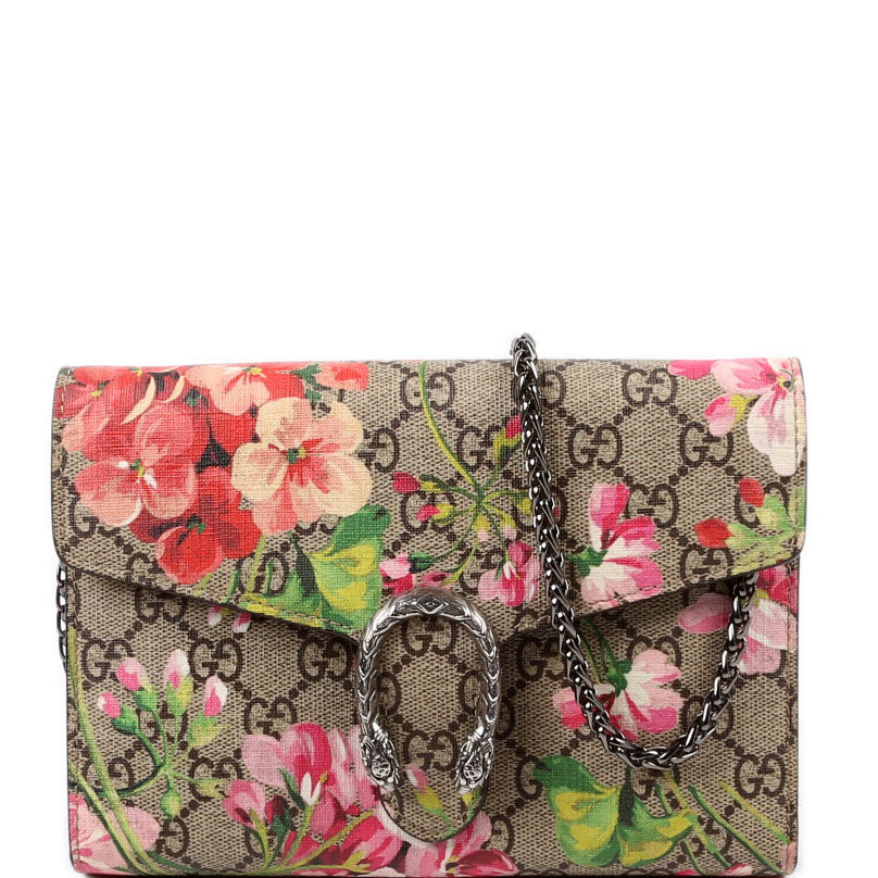 GCCI  Blooms Chain Wallet