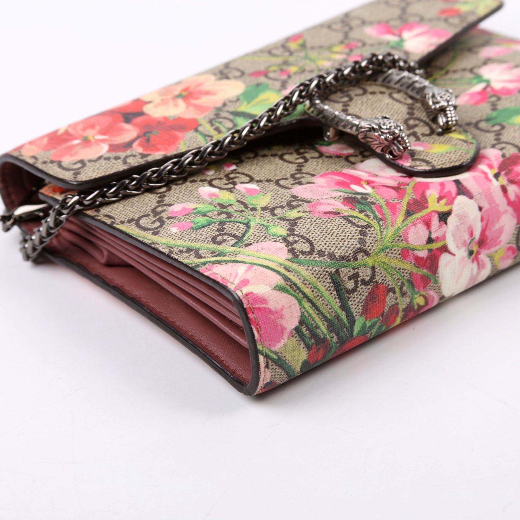 GCCI  Blooms Chain Wallet