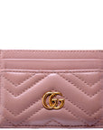 GCCI  GG Marmont Card Holder Beige