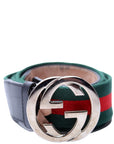 GCCI  GG Web Belt Size / Green/Red