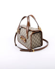 GCCI  GG Supreme  Horsebit Mini Top Handle Bag