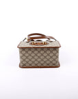 GCCI  GG Supreme  Horsebit Mini Top Handle Bag