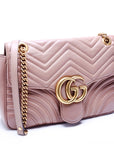 GCCI  Marmont Leather Shoulder Medium