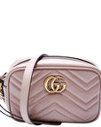 GCCI  Marmont Mini Camera Bag Nude