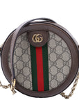GCCI  Ophidia GG Supreme Round Small Crossbody
