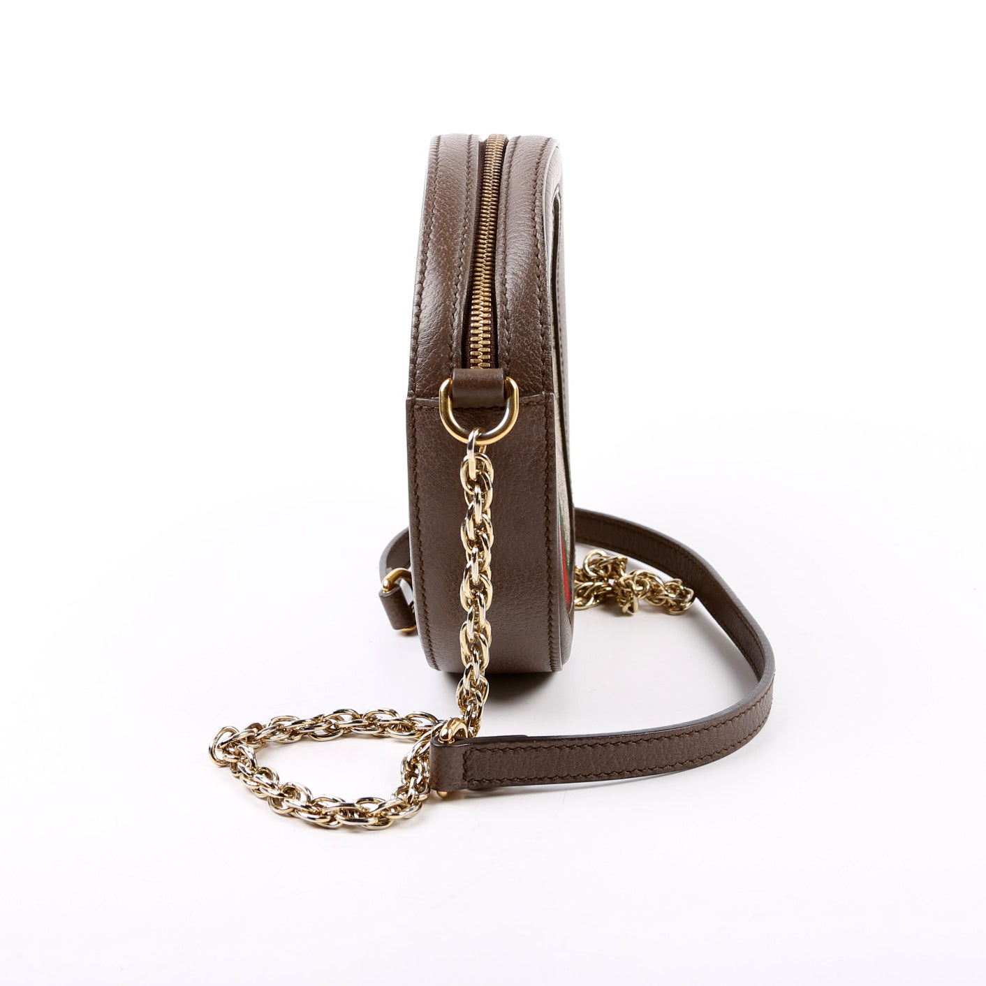 GCCI  Ophidia GG Supreme Round Small Crossbody