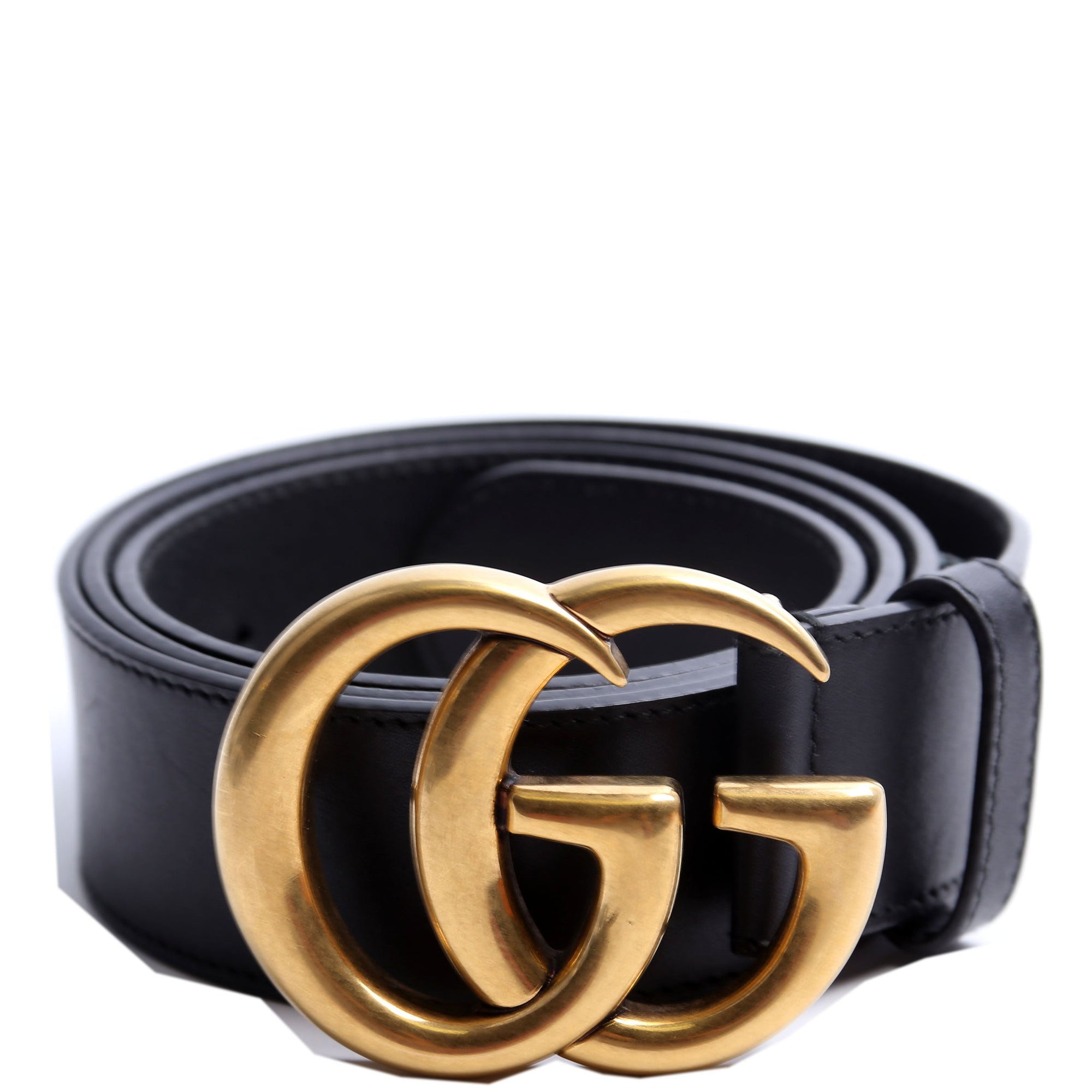 GCCI  GG Marmont Leather Belt Size / Black
