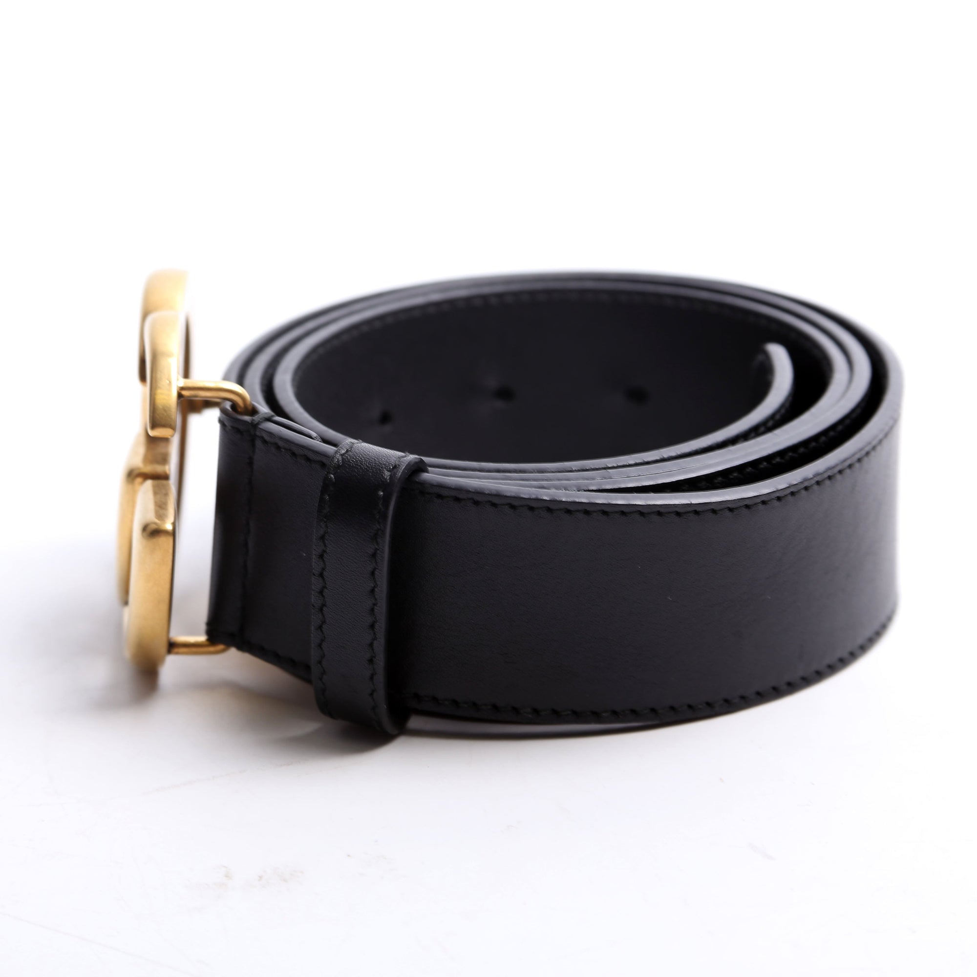 GCCI  GG Marmont Leather Belt Size / Black