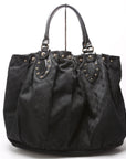 GCCI  GG Canvas Studded Pelham Tote Large Black