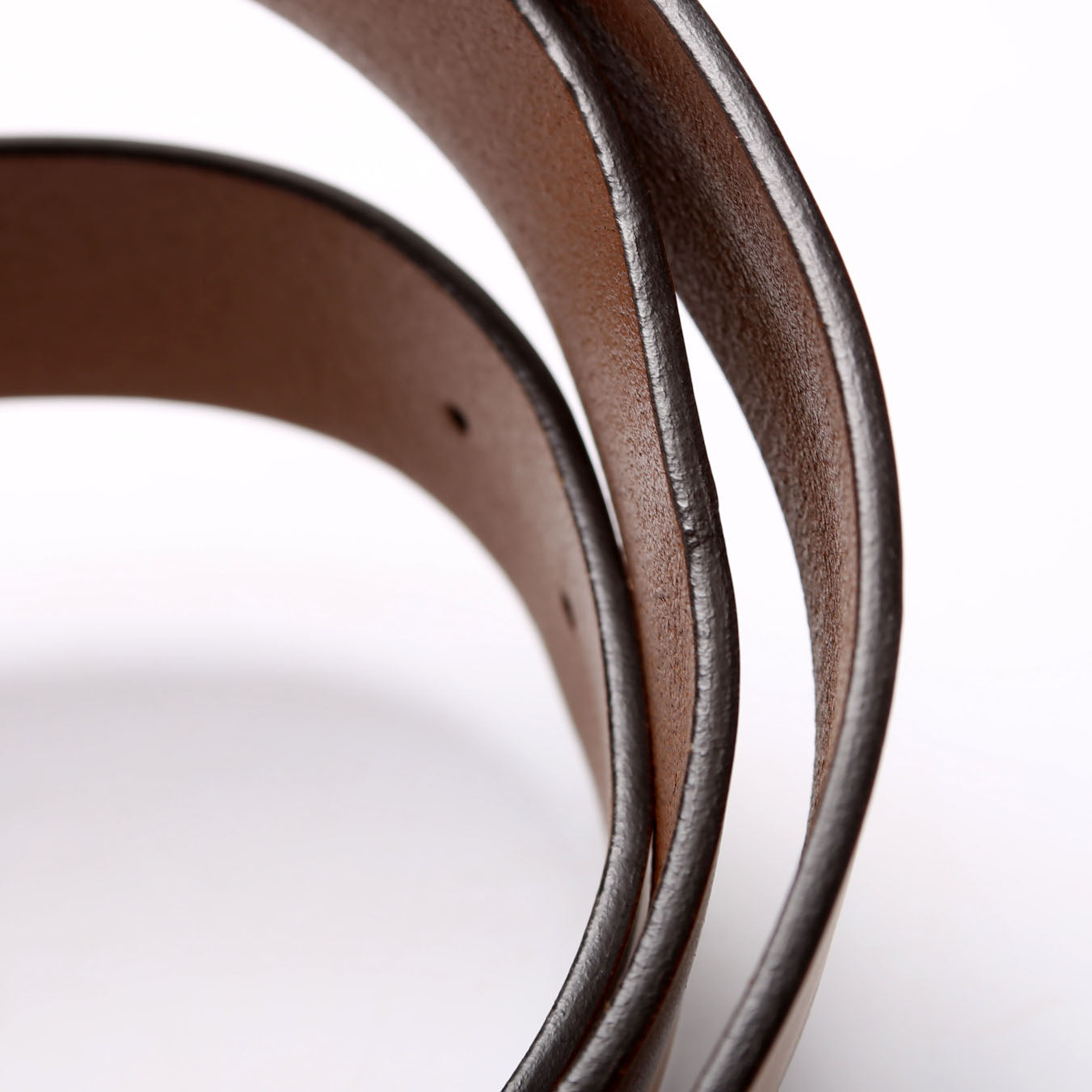 GCCI  Interlocking GG Leather Belt Size / Brown