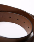 GCCI  Interlocking GG Leather Belt Size / Brown