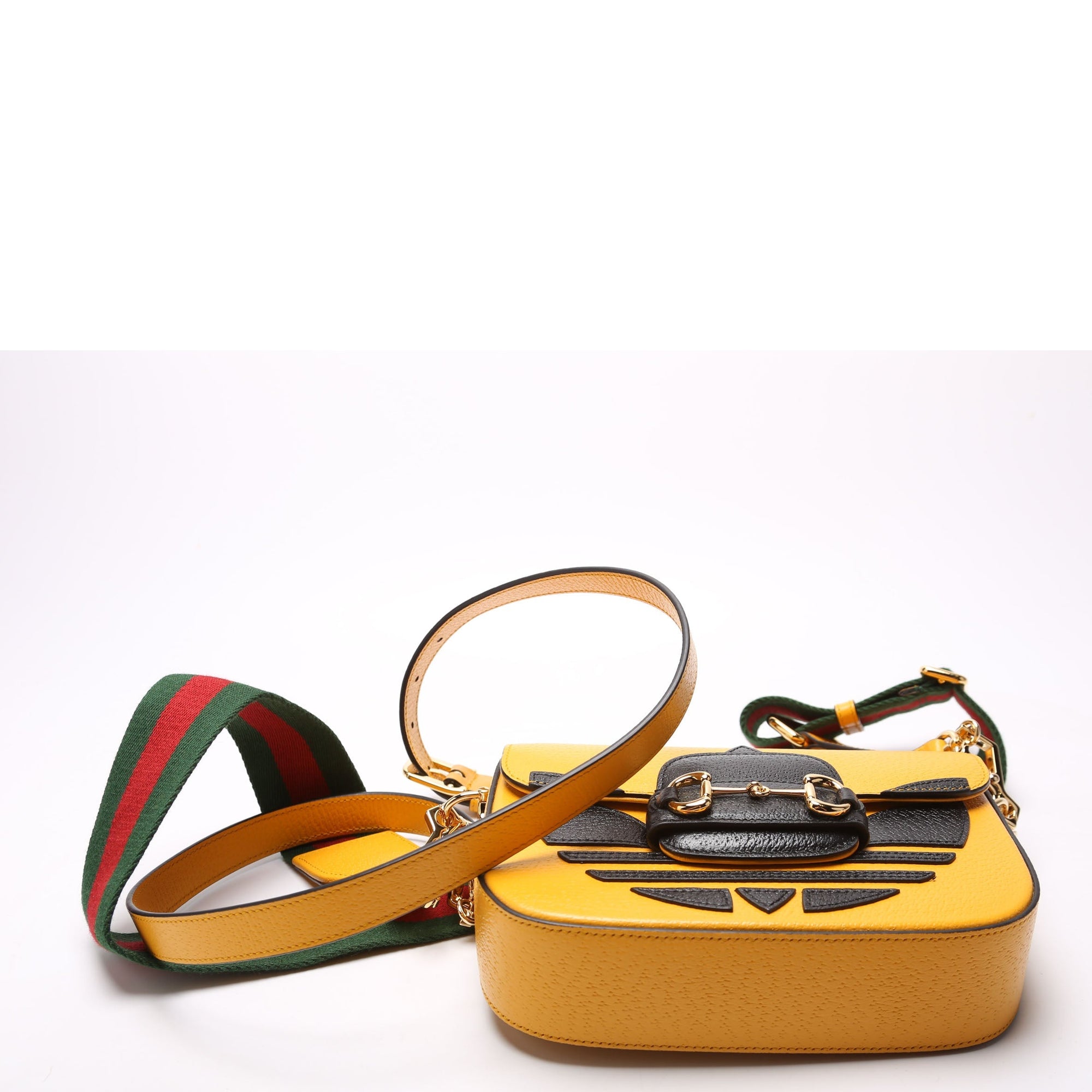 GCCI  GCCI Adidas  Horsebit Mini Bag Yellow