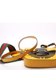 GCCI  GCCI Adidas  Horsebit Mini Bag Yellow