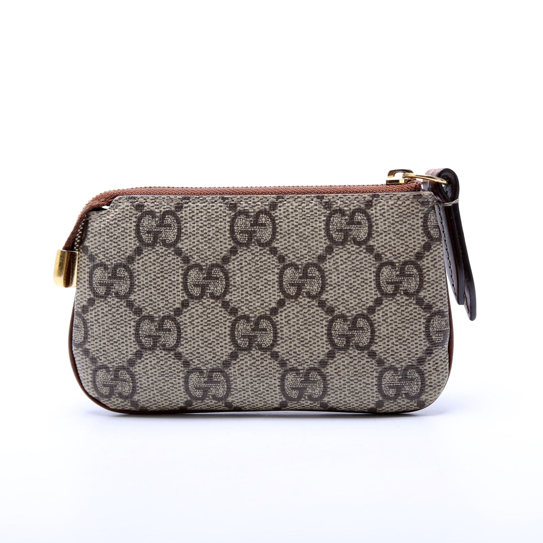 GCCI  GG Supreme Key Case Brown