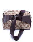 GCCI  GG Canvas Belt Bag Brown
