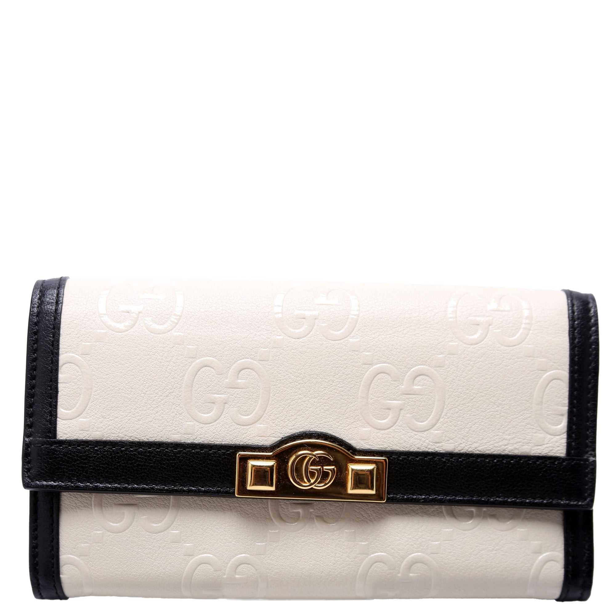 GCCI  Jumbo GG Wallet Beige/Black
