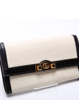 GCCI  Jumbo GG Wallet Beige/Black