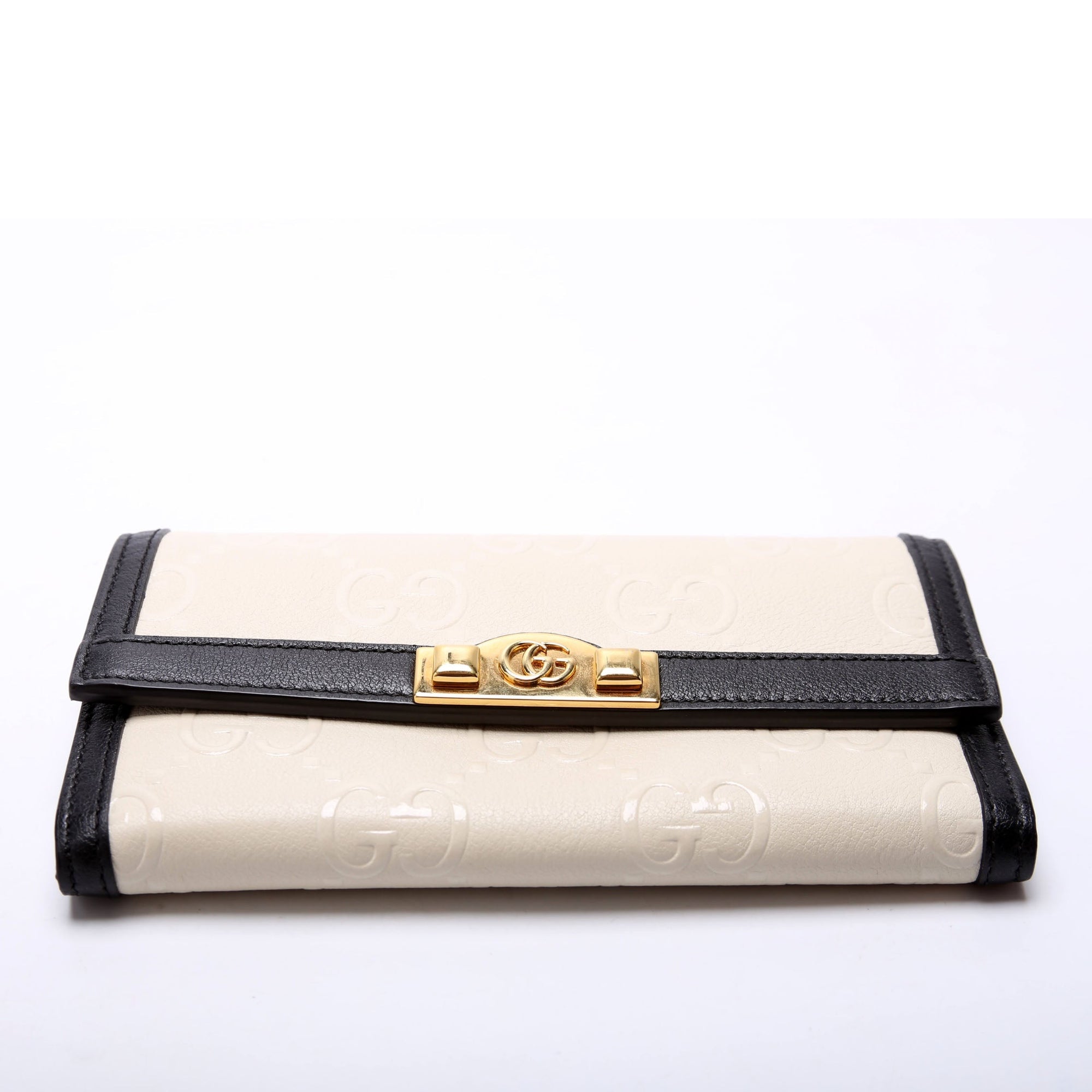 GCCI  Jumbo GG Wallet Beige/Black