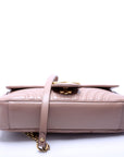 GCCI  Marmont Leather Shoulder Medium Nude