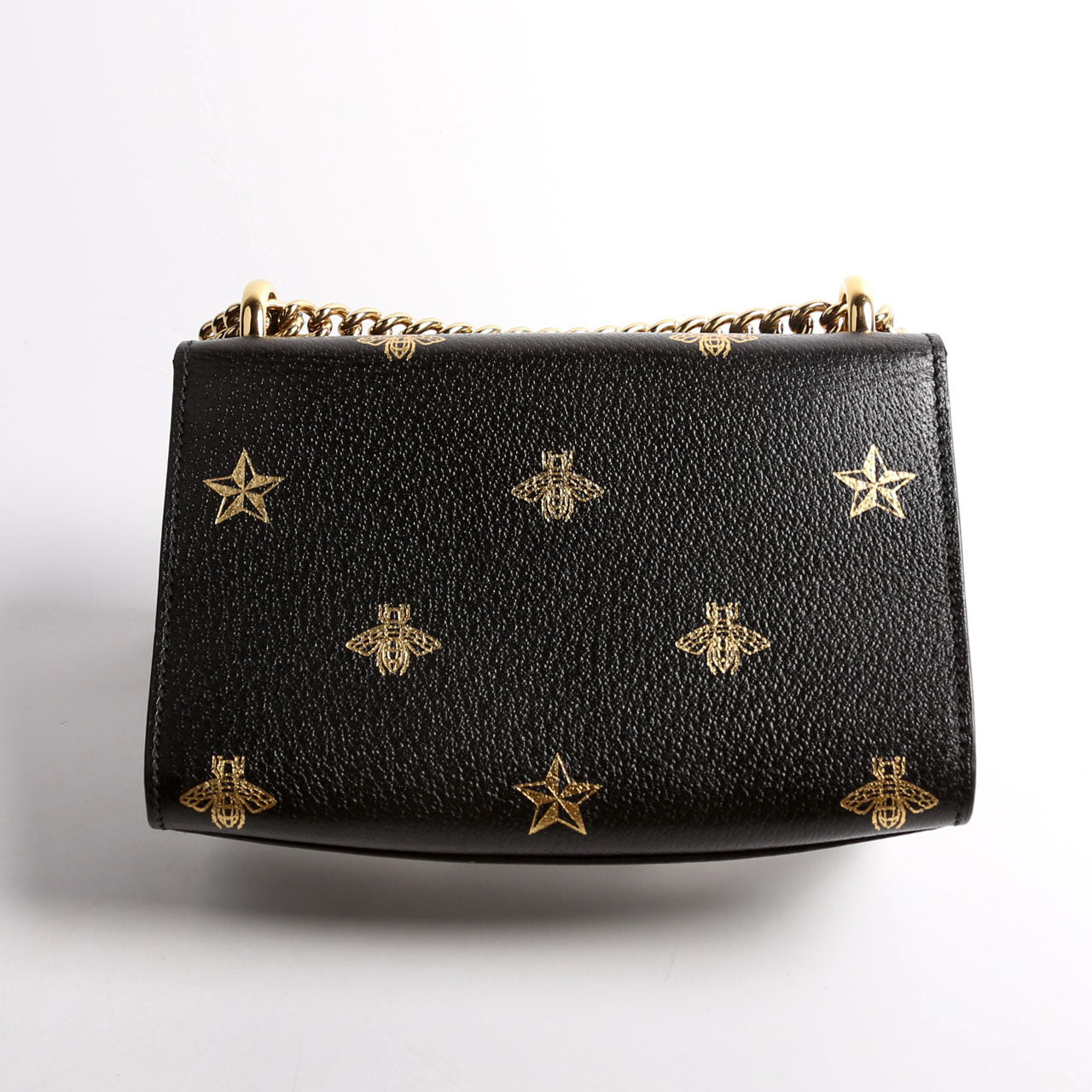 GCCI  Padlock Bee Star Leather Small
