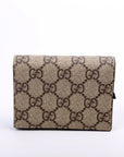 GCCI  GG Supreme Marmont Card Case Black