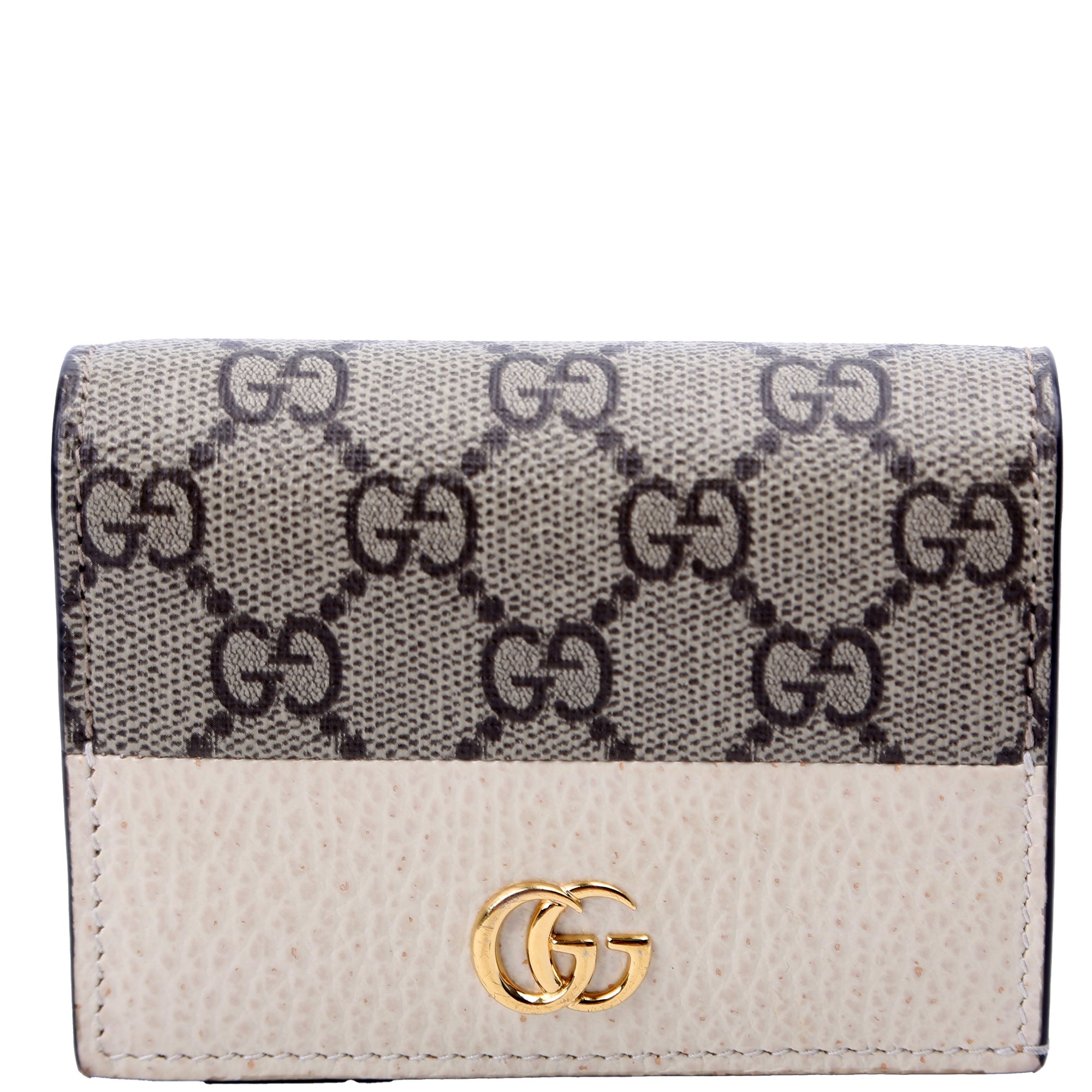 GCCI  GG Supreme Marmont Card Case White